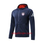 Bayern München Trainingsjacke Hoodie 2017-18 Blå Bayern München Trainingsjacke Hoodie 2017-18 Blå